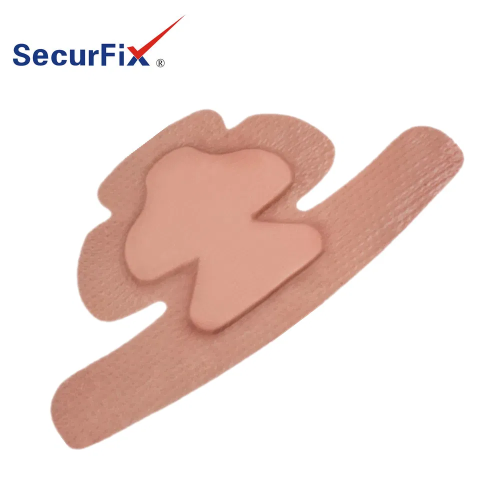 Securfix Silicone Heel Foam Dressing with Gentle Border Waterproof Breathable 5"*8" Wound Bandages