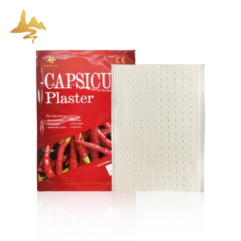 Free Sample Herbal Extract Hot Chili Pepper Porous Plaster for Pain Relief