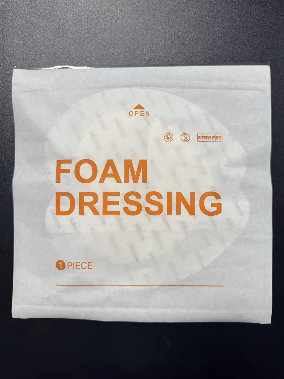Silicone Foam Dressing with Border Waterproof Wound Dressing for Wound Care