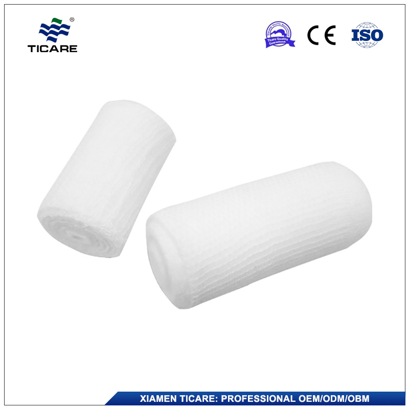 Disposable Wounds Care Hand Wrap Dressing Medical Cotton Sterile PBT Bandages