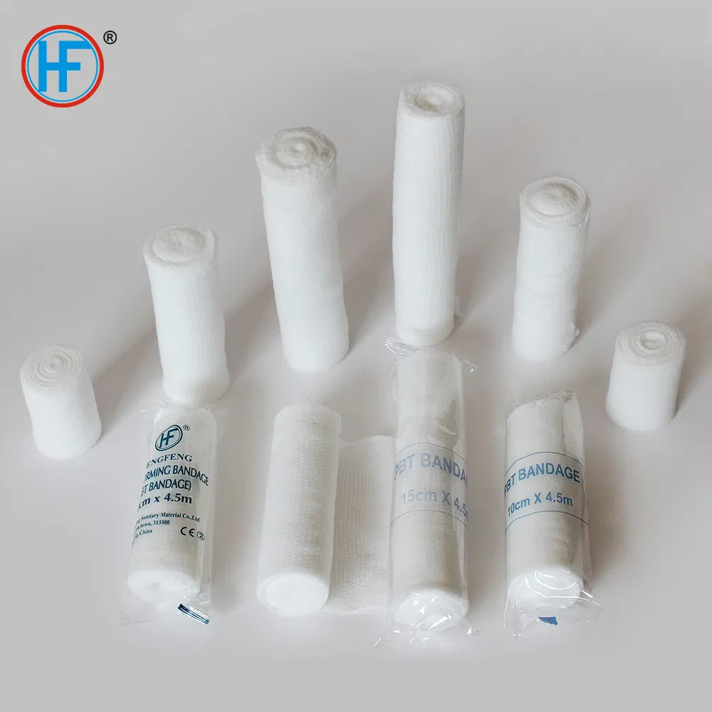White Color Mdr CE Approved Medical Supply Surgical PBT (Conforming) Bandage