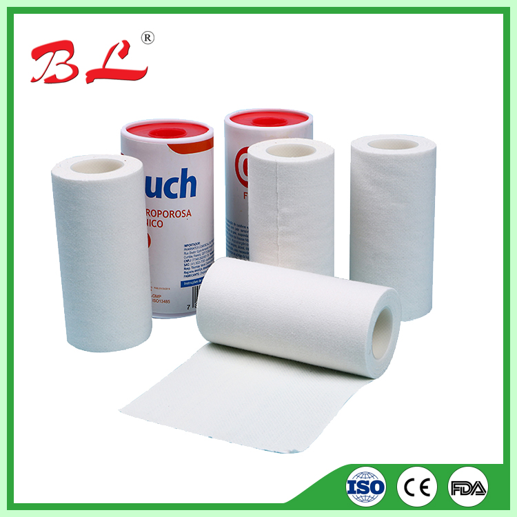 CE Certified Medical Wound Plaster Adhesive Zinc Oxide Adhesive Plaster Roll -F
