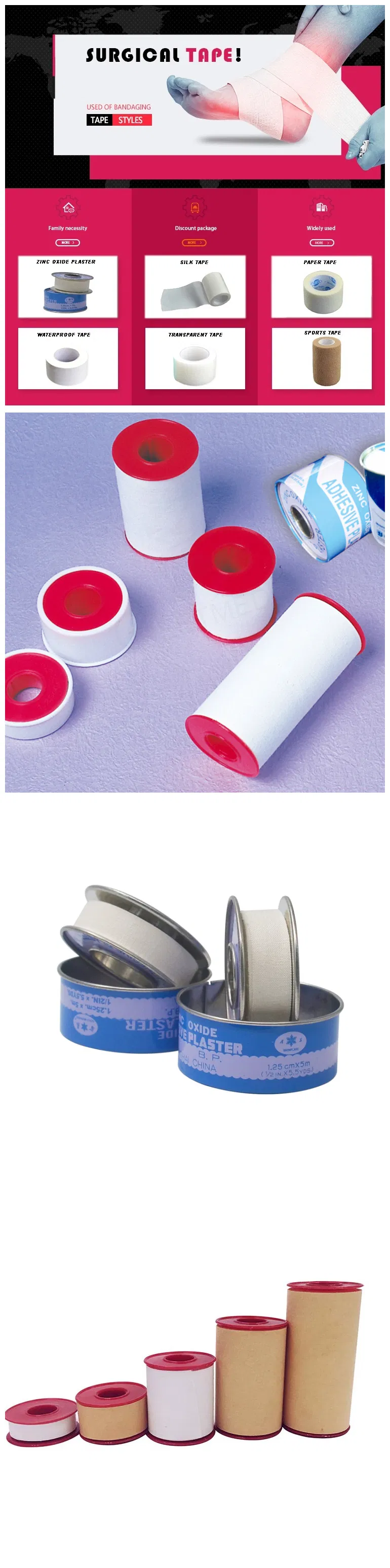 Medical Zinc Oxide Plaster