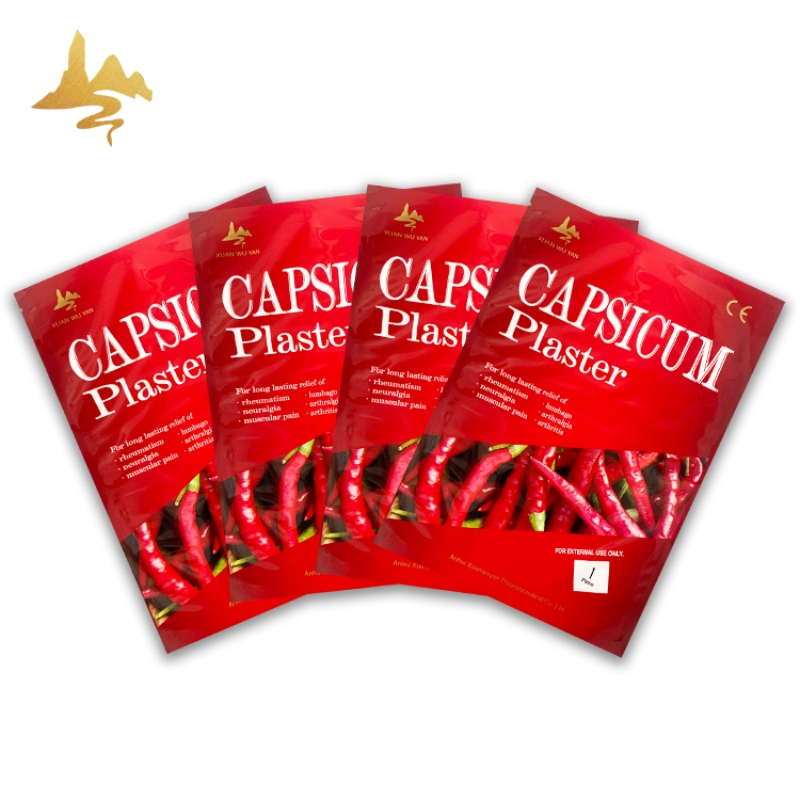 OEM Service Natural Herbal Porous Red Capsaicin Plaster for Back Pain Relieving