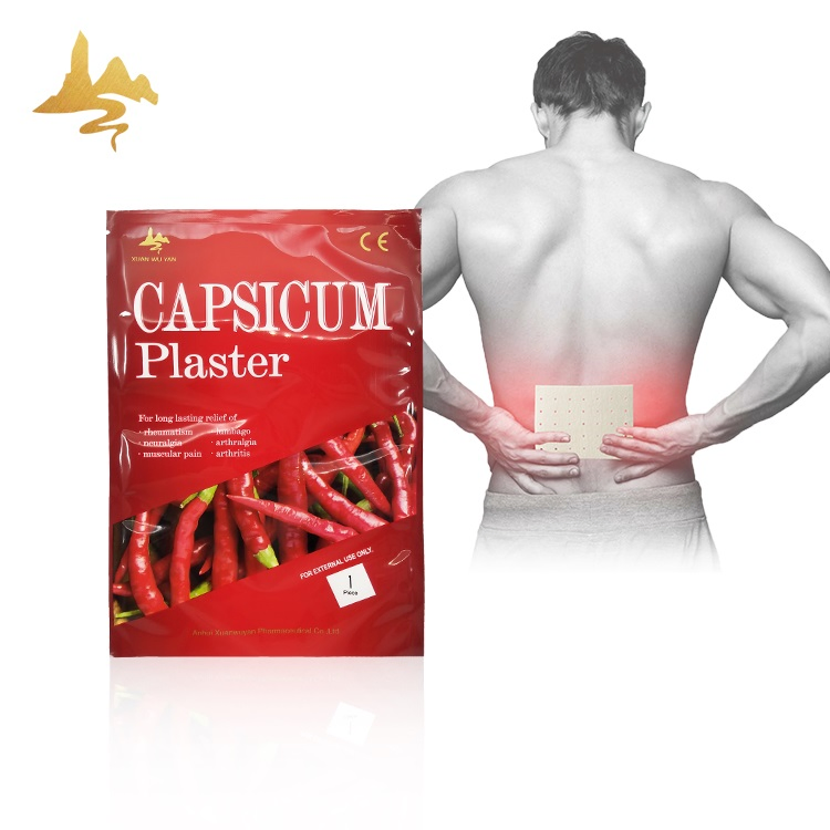 ISO Certificate Porous Hot Capsaicin Plaster for Body Pain Relief
