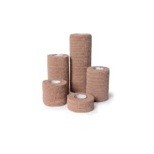 Latex and Latex Free Self-Stick Cohesive Non Woven Bandage Veterinary Bandage