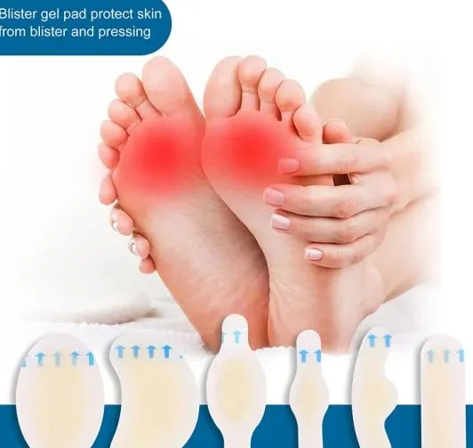 Fast Healing Hydrocolloid Gel Bandages for Heels