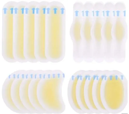 Fast Healing Hydrocolloid Gel Bandages for Heels