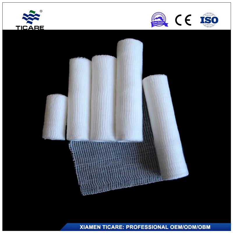 Disposable Wounds Care Hand Wrap Dressing Medical Cotton Sterile PBT Bandages