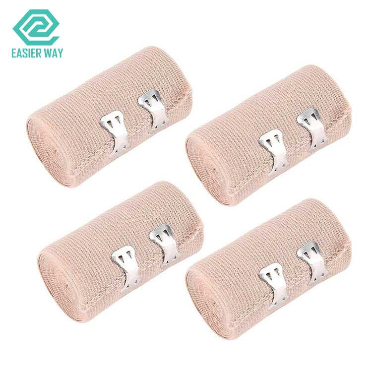 White Color High Elastic Compression Bandage with CE