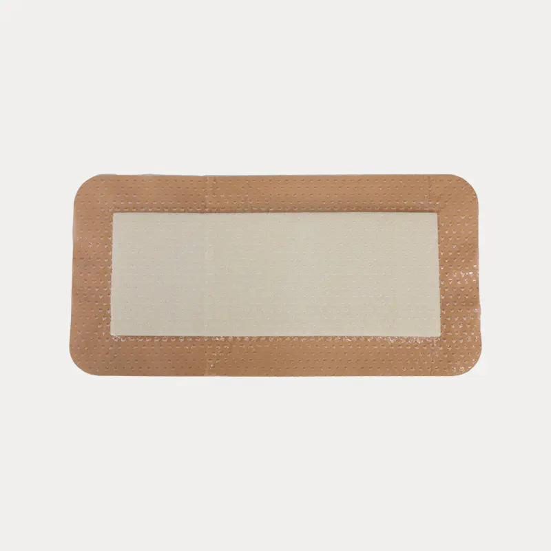 Disposable Sterile 7.5X7.5cm/10X10cm Border Silicone Wound Dressing Foam Dressing