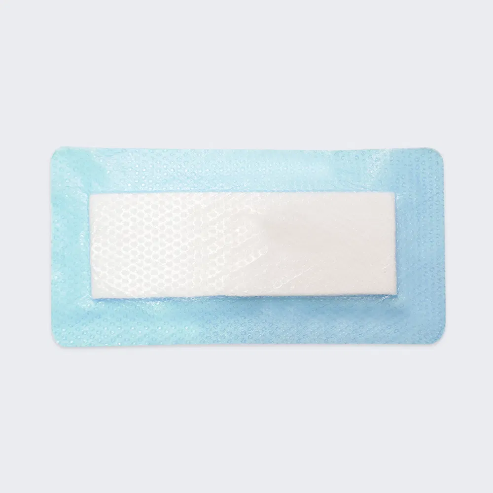 FDA CE Approved Wound Bandages Waterproof Silicone Foam Wound Dressing with Border High Absorption Bed Sore Bandages for Wound Care