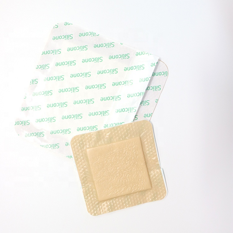 Surgical Tape Patient Wound Care Silicone Foam Wound Dressing