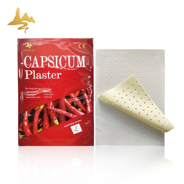 Free Sample Herbal Extract Hot Chili Pepper Porous Plaster for Pain Relief