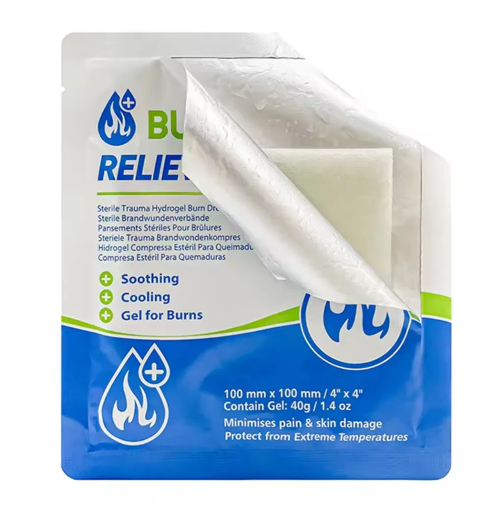 Fast Healing Burn Dressings for Emergency First Aid Kits with Long-Lasting Cooling and Pain Relief