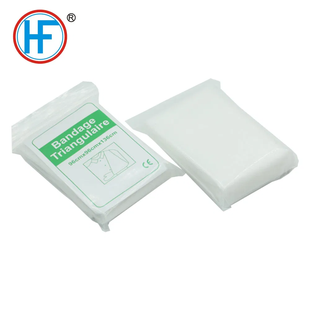 Hot Sale Medical Product Disposable 100% Cotton First Aid Triangular Bandage