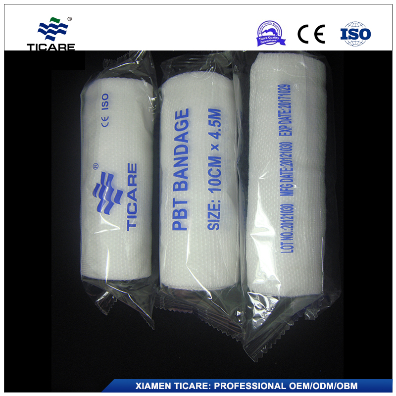 Reusable Medical Elastic 28GSM 30GSM PBT Cofirming Bandage with Good Elasticity