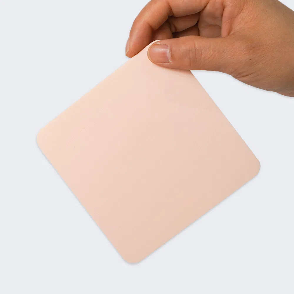 CE FDA Approved Silicone Foam Dressing Without Border Adhesive Wound Dressing First Aid Bandage