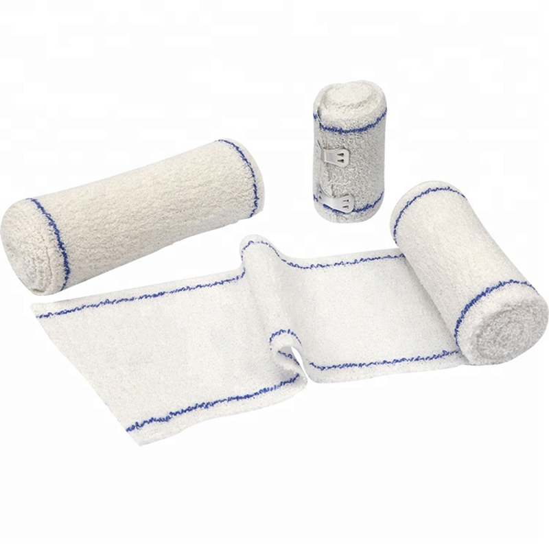 Best Selling Breathable Medical Wound Dressing Cotton Crepe Bandage Cotton Elastic Crepe Bandage