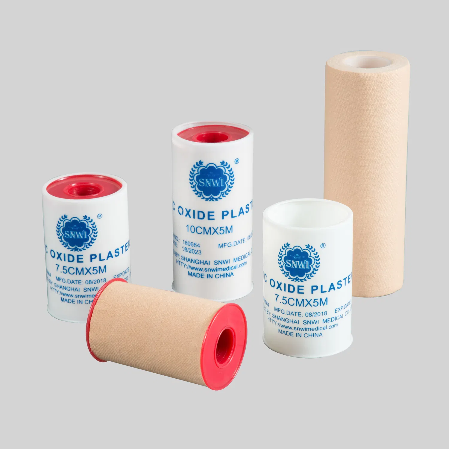 Medical Disposable Zinc Oxide Plaster Roll 18cm*5m Adhesive Breathable Perforated Cotton Tape Plaster