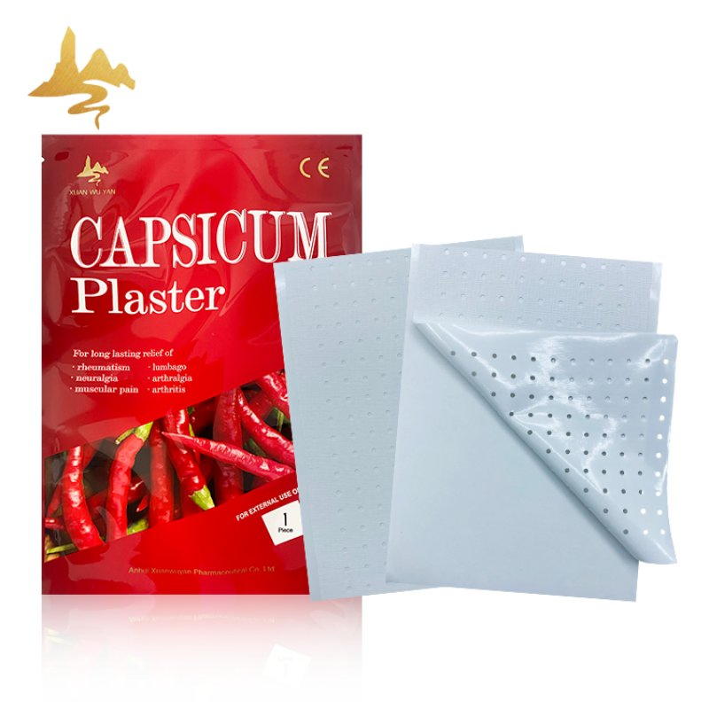 Chinese Supplier Medicated Chili Extract Rheumatism Pain Relief Red Capsicum Plaster