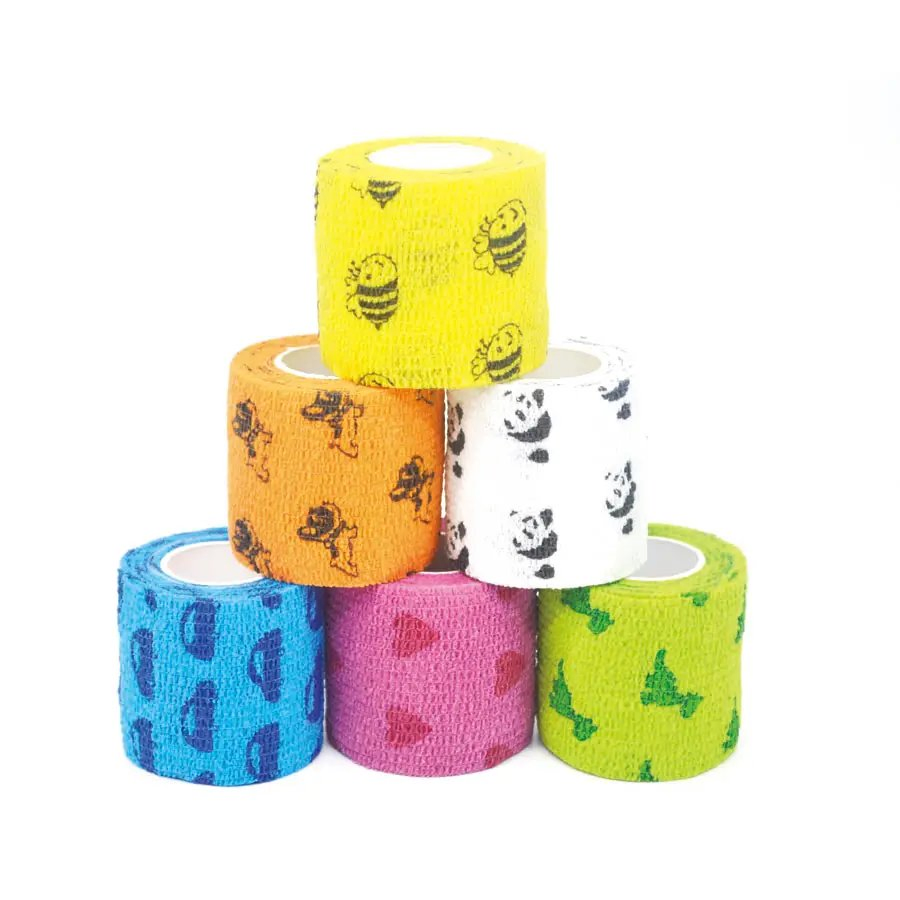 Medical Supply Self-Adhesive Bandage Veterinary Bandage Cohesive Bandages
