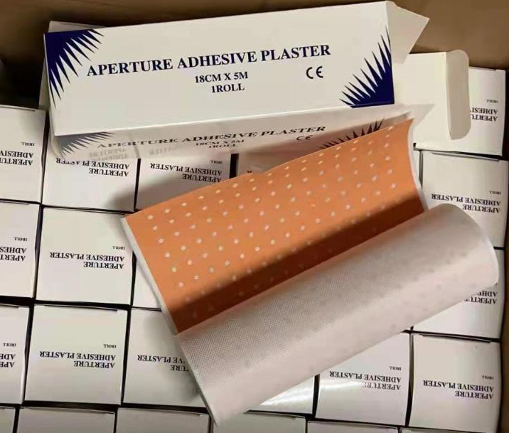 Zinc Oxide Adhesive Plaster Adhesive Perforate Zinc Oxide Plaster