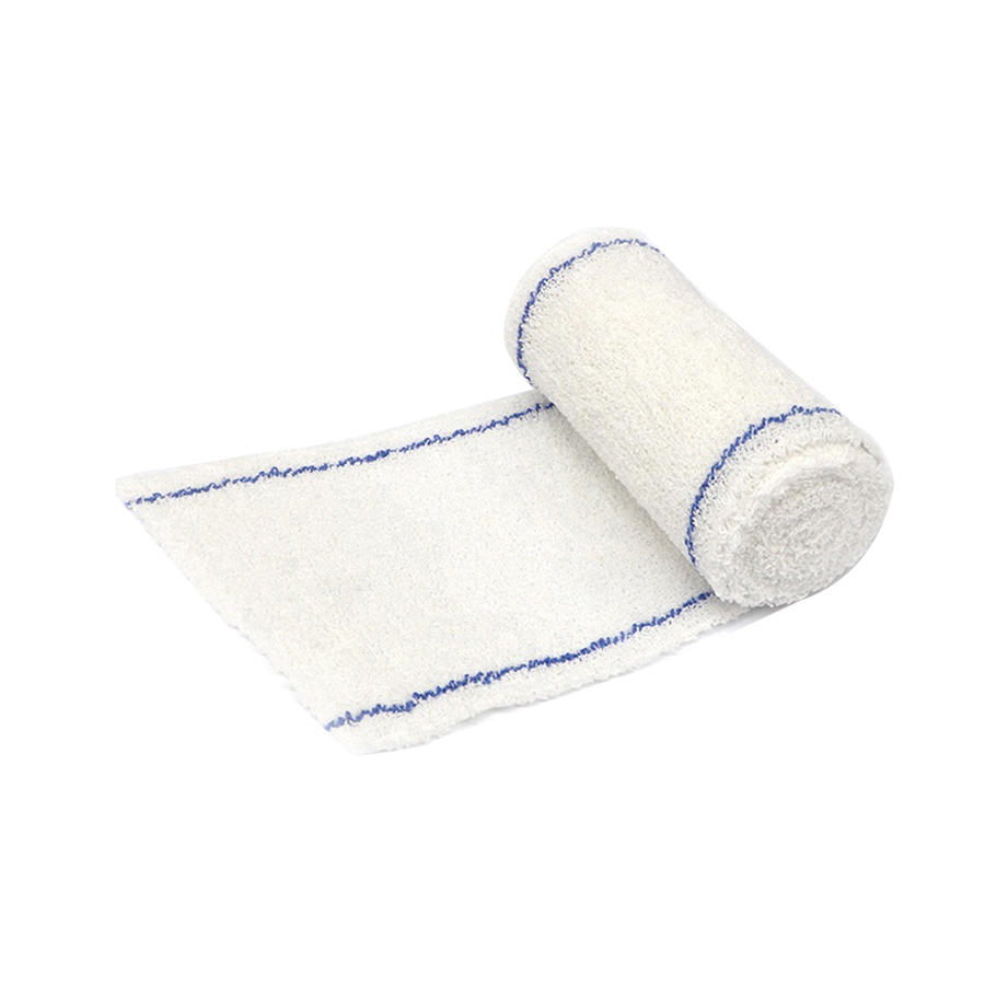 Medical Crepe Bandage with Two Metal Clips