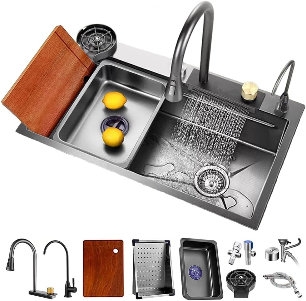 33X22 Drop in Workstation stainless Steel Kitchen Sink Topmount