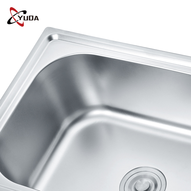 Sleek Modern Stainless Steel Corner Kitchen Sink for Efficient Space