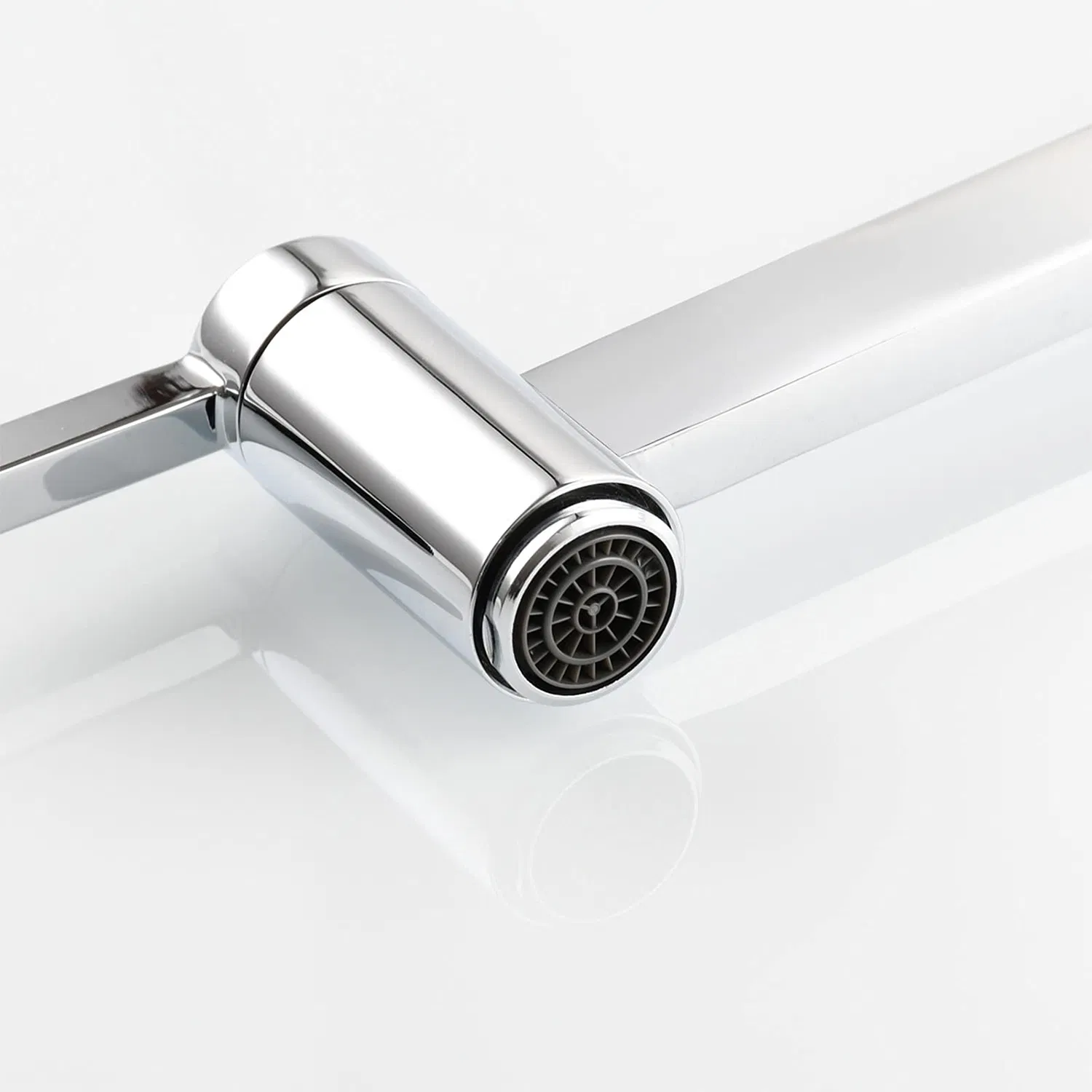 Pot Filler Faucet Brass Commercial Wall Mount Kitchen Sink Faucet Folding Stretchable with Single Hole Two Handles