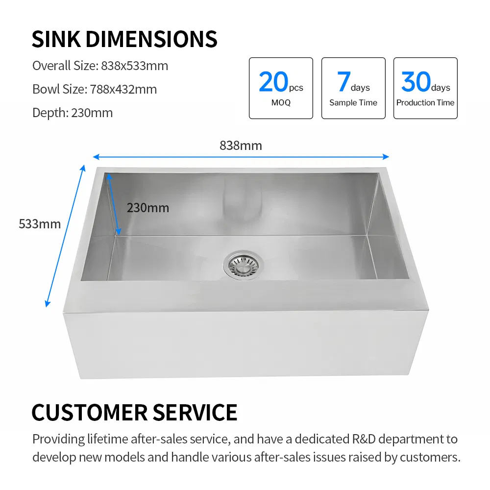 Apron-Front Workstation Low-Divide Double Bowl 50/50 Modern Farmhouse Kitchen Sink 16 Gauge Stainless Steel Handmade Sink