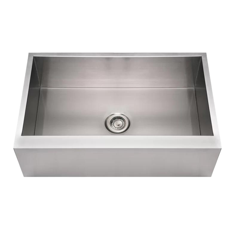 Farmhouse Apron Front Large Capacity Handmade Rectangular Kitchen Stainless Steel Sink