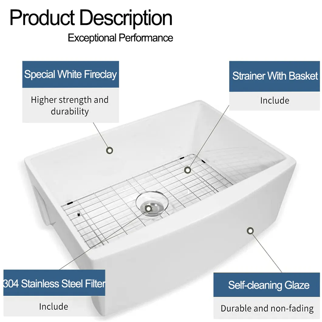 Fireclay Sink Features