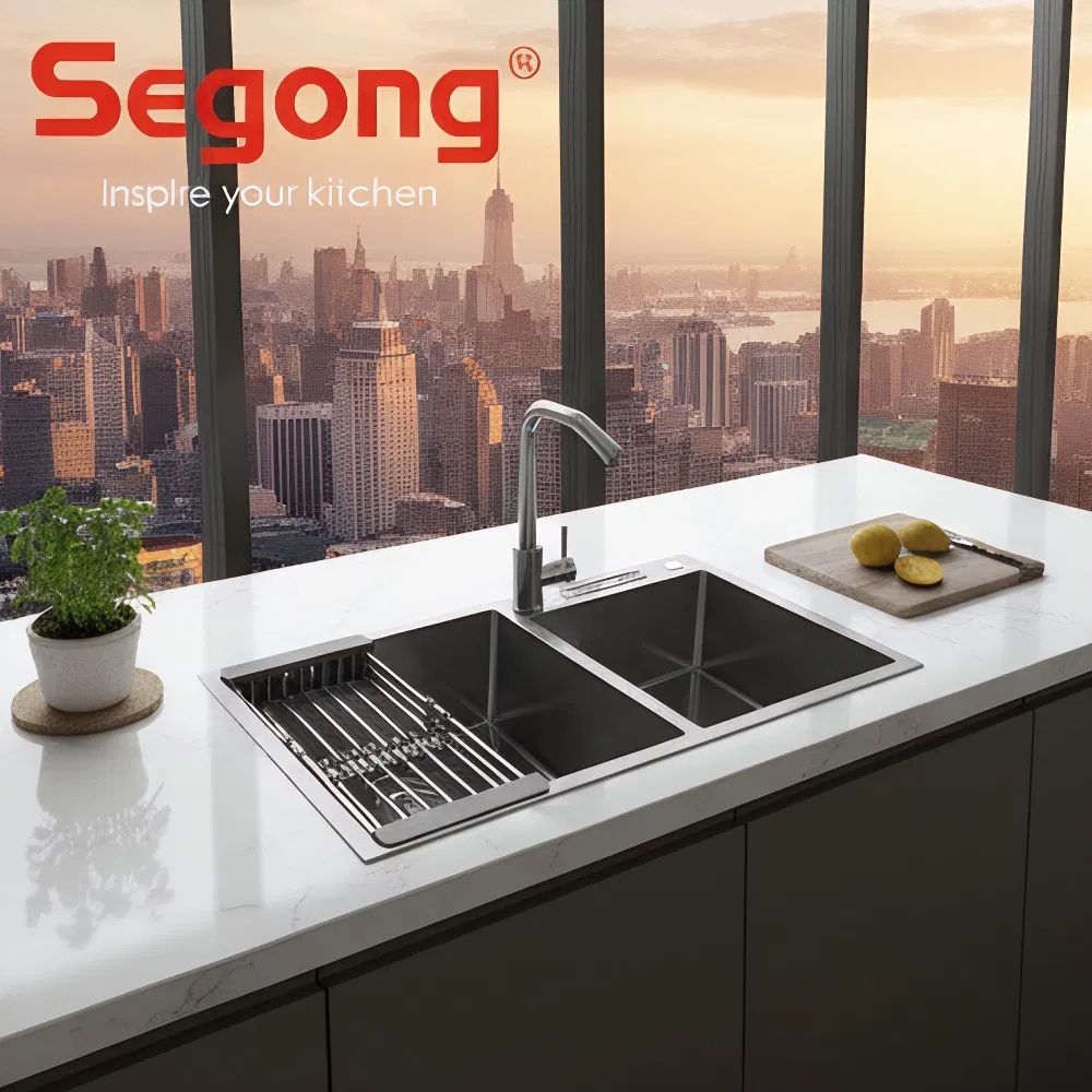 Farmhouse Sink Stainless Steel Apron Front Farmhouse Sink Nano Handmade Kitchen Sink