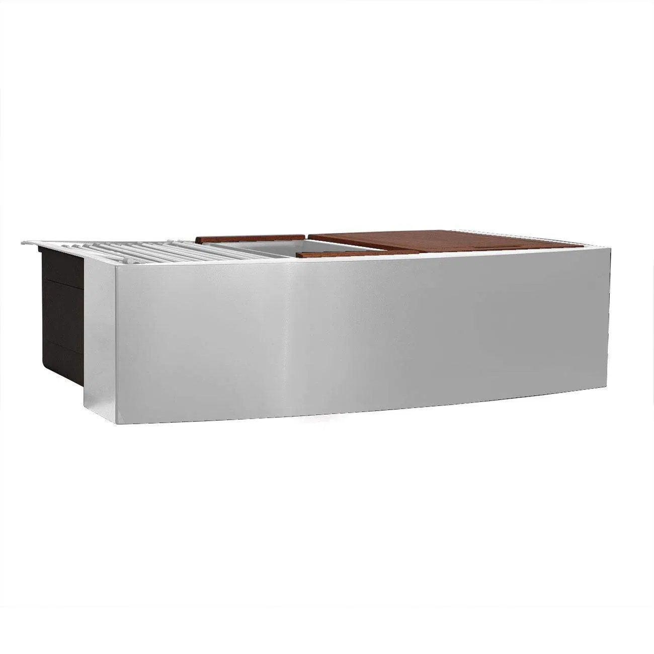 10060 Nano 304 Tainless Steel 34" Bronze Double Bowl Apron Front Farmhouse Kitchen Sink