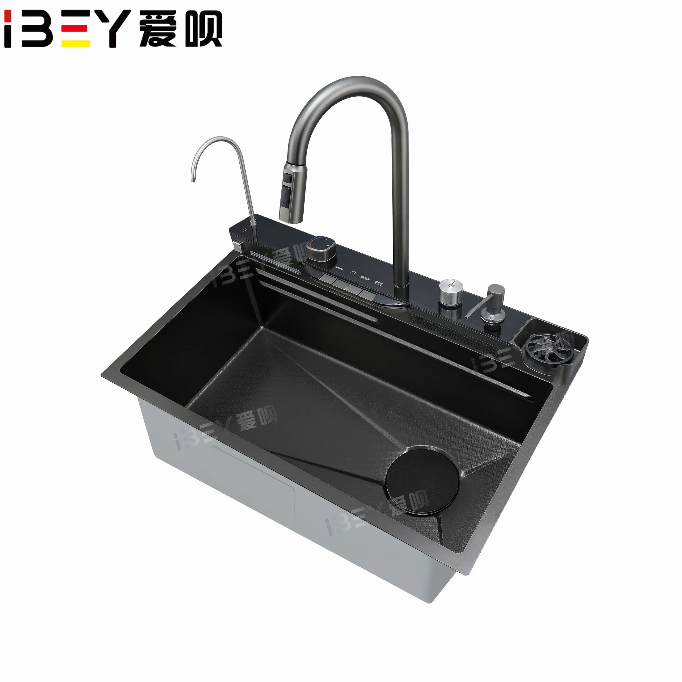 201 Stainless Steel Kitchen Sink with Atmosphere Light