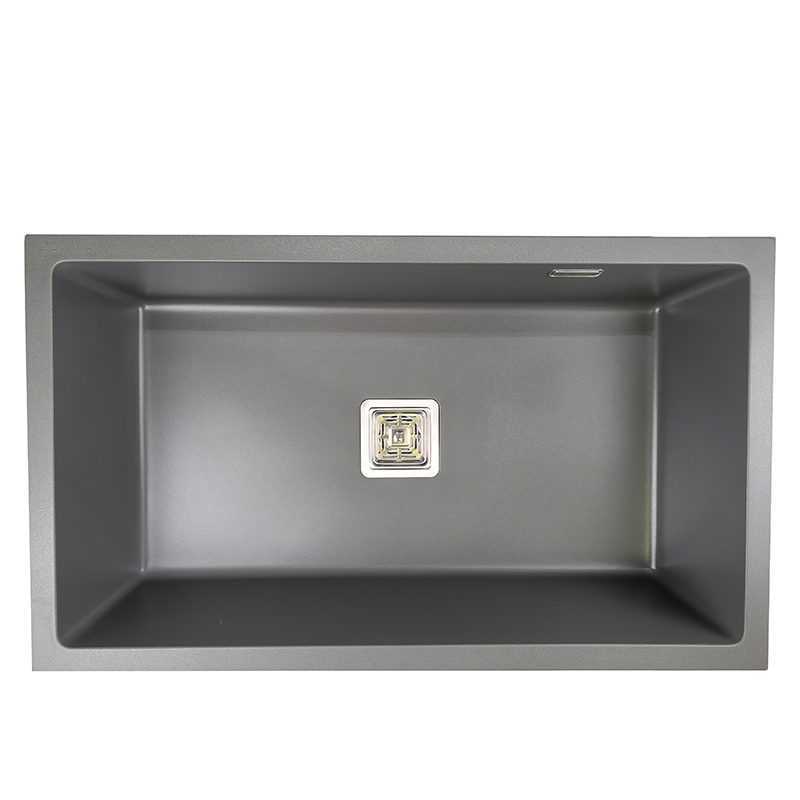 Fireclay Black Matte Sink Farmhouse Sink Kitchen Quartz Stone Apron Front Kitchen Sink