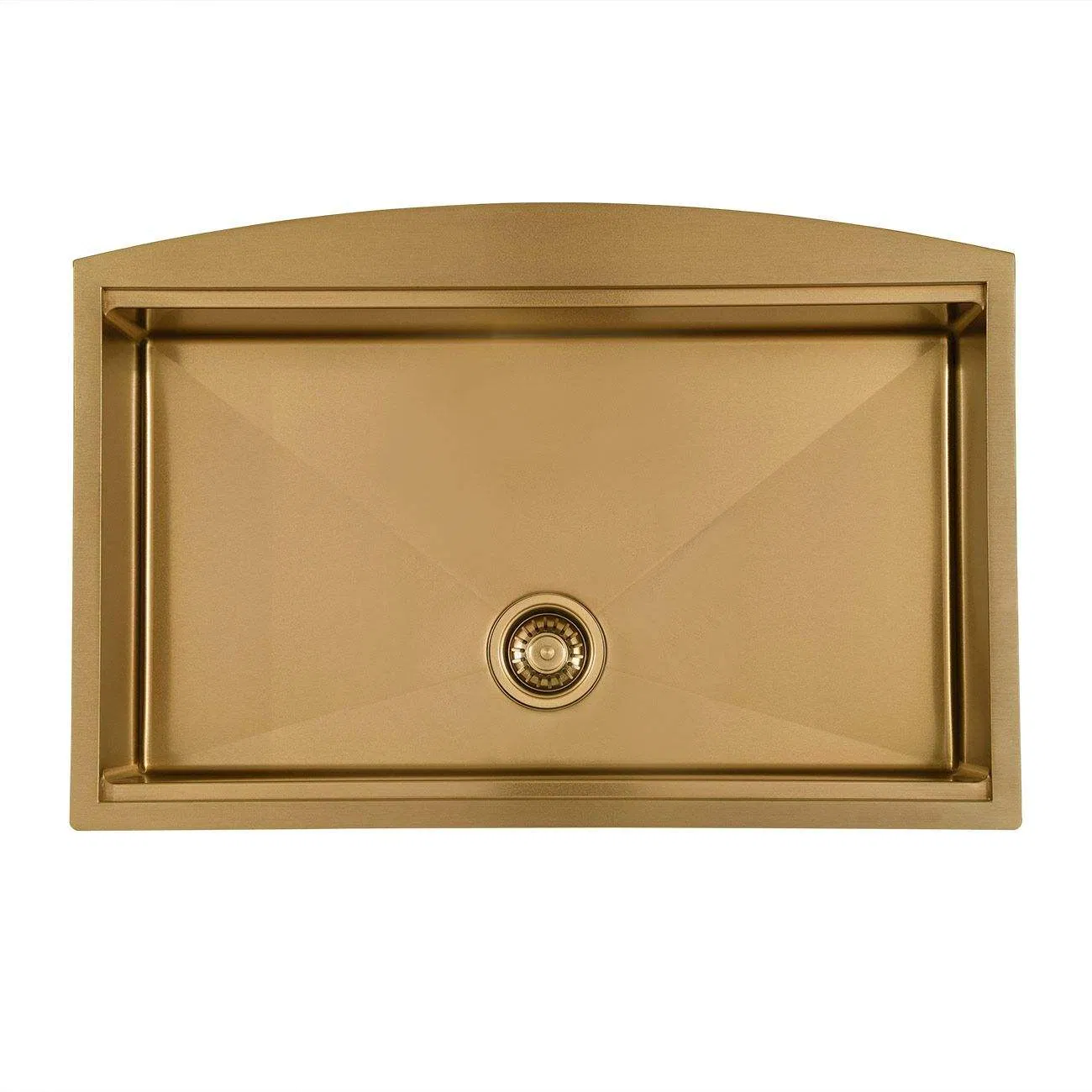 10060 Handmade 34" Zero Corner Radius Single Bowl Apron Front Kitchen Sink