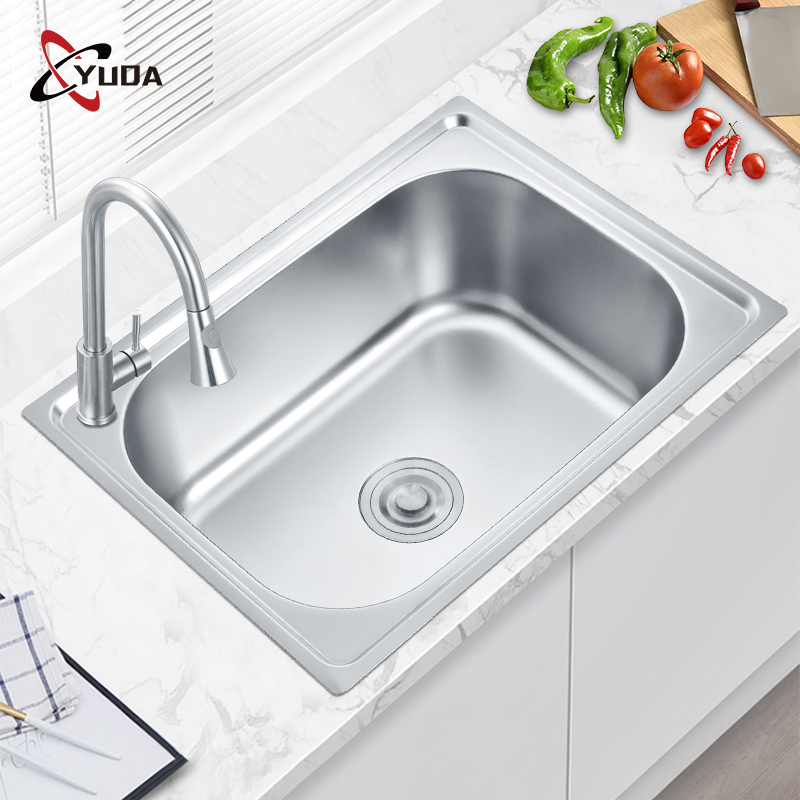 Sleek Modern Stainless Steel Corner Kitchen Sink for Efficient Space