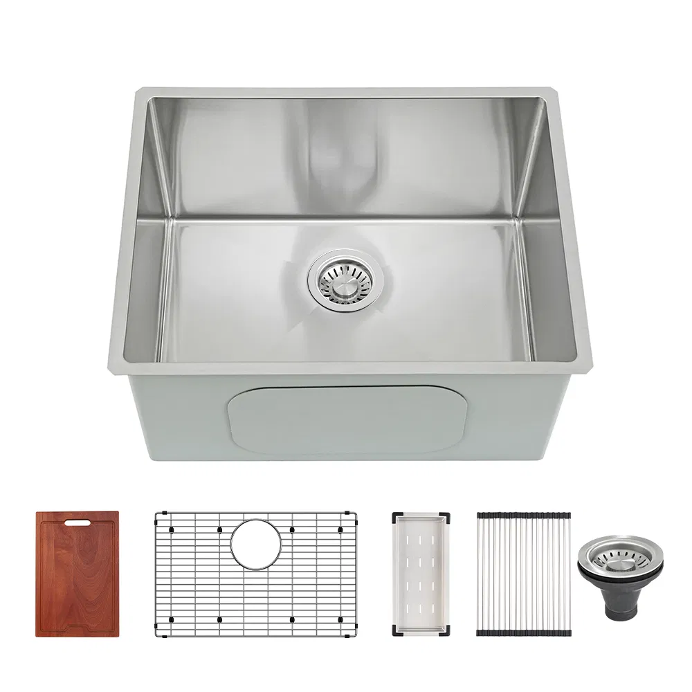 Single Bowl Undermount Small Bar Sink Commercial Stainless Steel Kitchen Sink R10 Round Corner