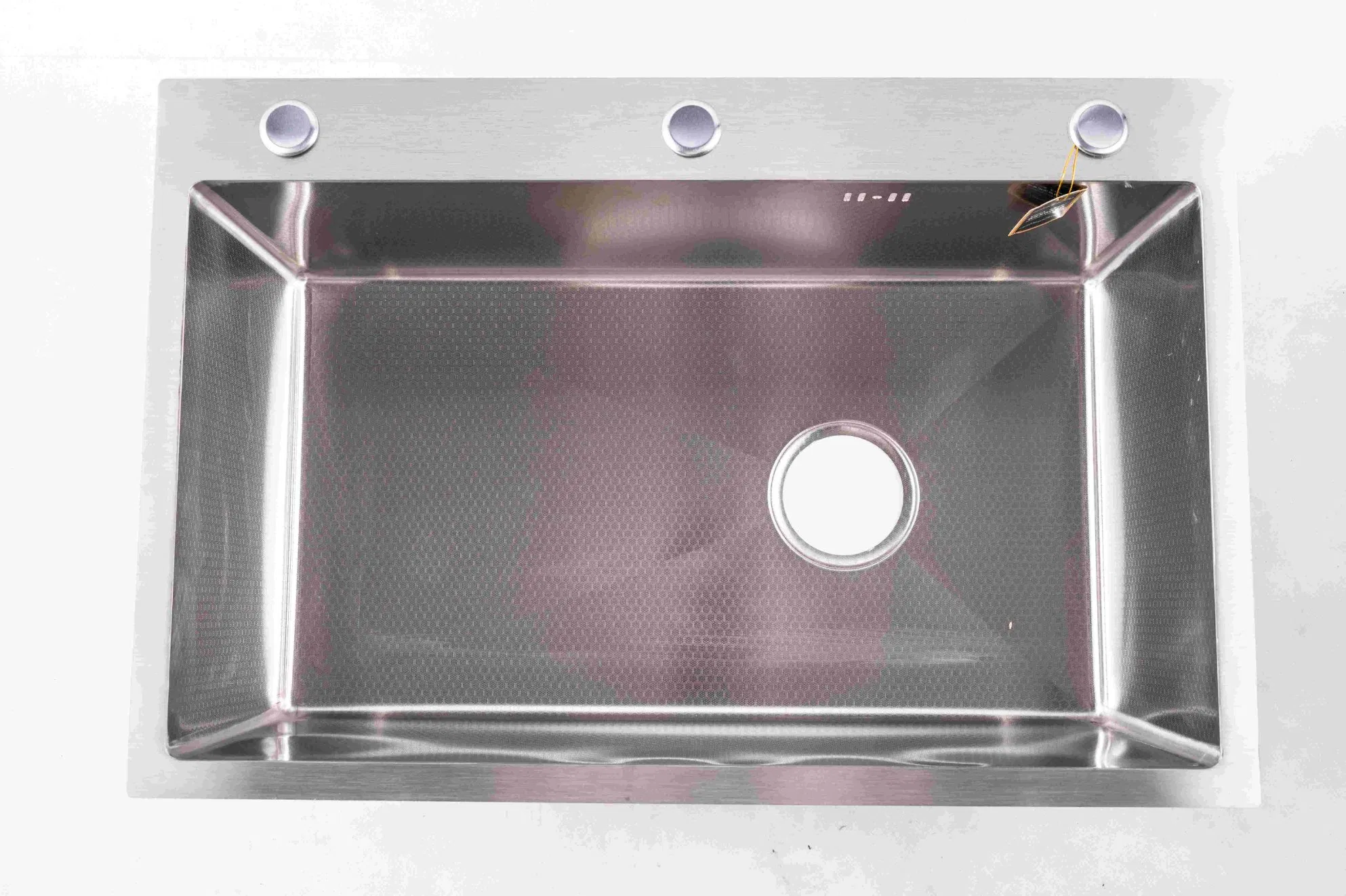 Premium Commercial Grade Single Handmade Kitchen Sink with Included Cutting Board