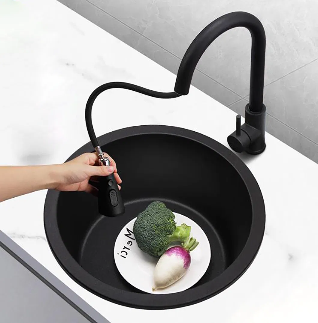 Round Single Bowl Sink View