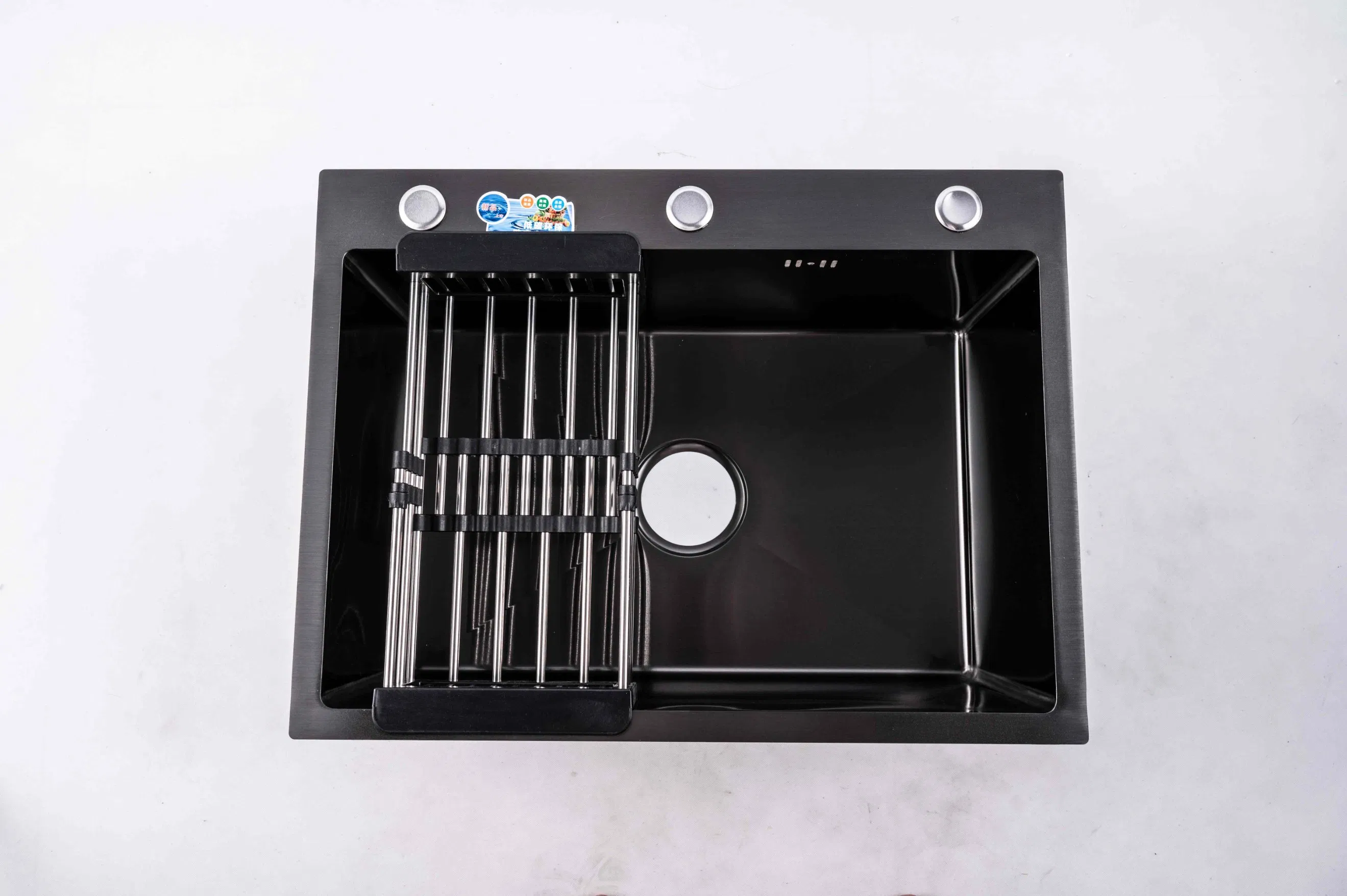 Premium Commercial Grade Single Handmade Kitchen Sink with Included Cutting Board