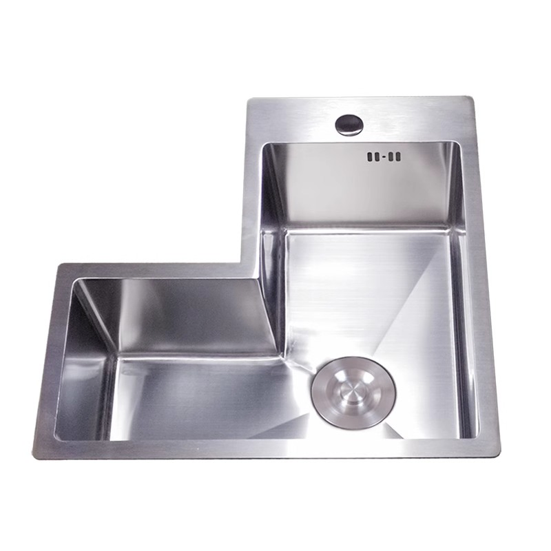 Sink Customized Customized Special-Shaped Kitchen Sink 304 Stainless Steel Handmade Corner Dishwashing