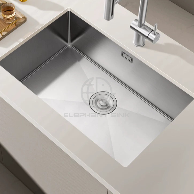 Eco-Friendly Undermount High Quality Kitchen Stainless Steel Handmade Sink and Faucet Combo