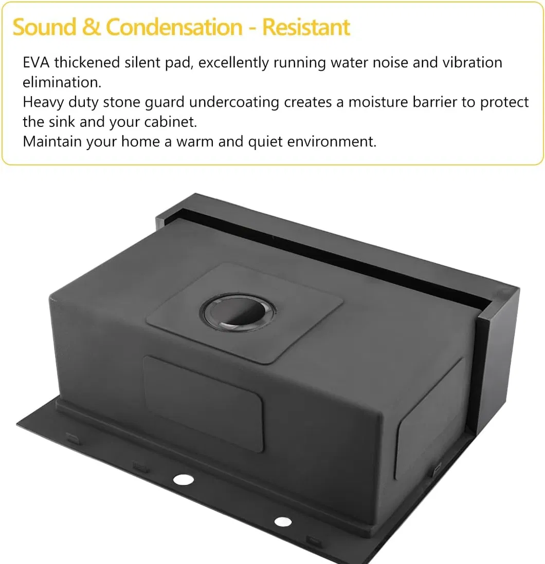 Black Stainless Steel Sink 3