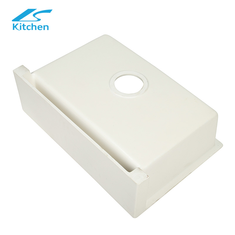 Factory Wholesale Composite Granite Kitchen Sink White Bathroom Fregadero De La Cocina