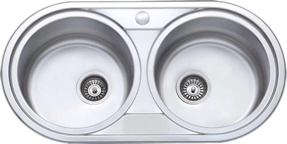 Double Bowl Round Kitchen Sink