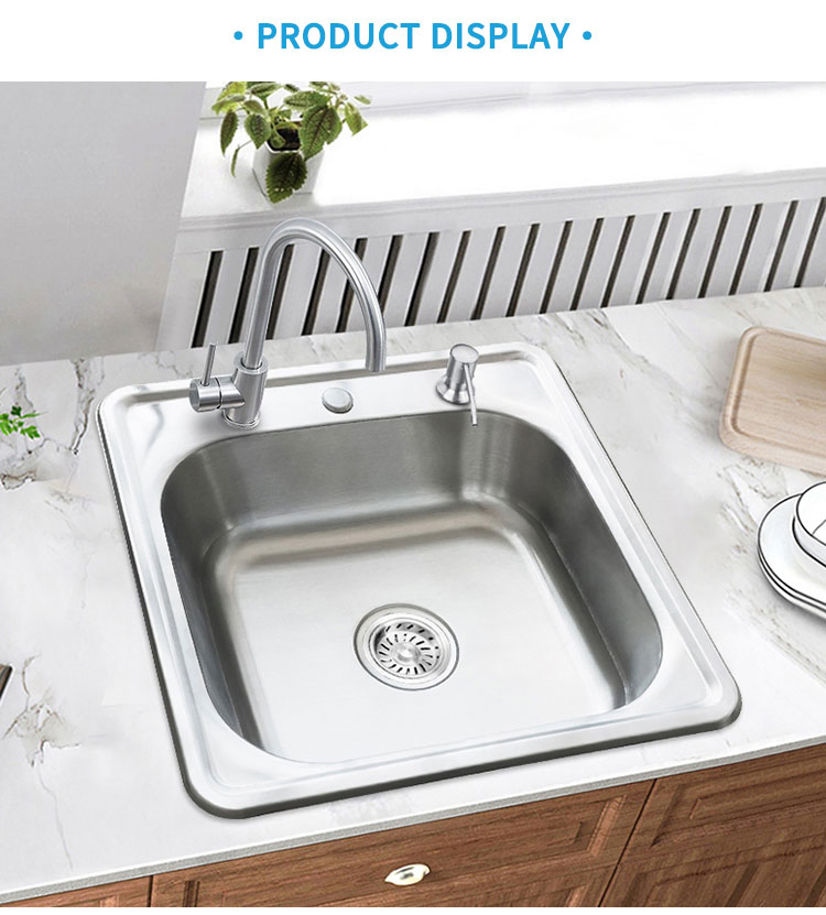 Restaurant Hotel Single Bowl Kitchen Water Sink Stainless Steel Corner Sink